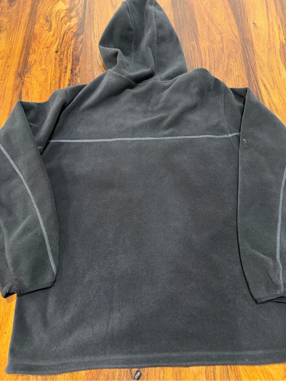 Columbia Black Full-Zip Hooded Fleece Jacket